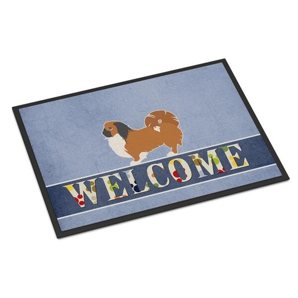 Carolines Treasures BB5542MAT 18 x 27 in. Pekingese Welcome Indoor or Outdoor Mat BB5542MAT - main